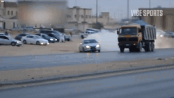 Drifting On Highway GIF