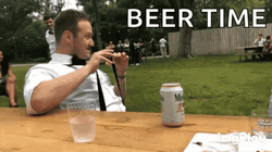 Drinking Beer GIF