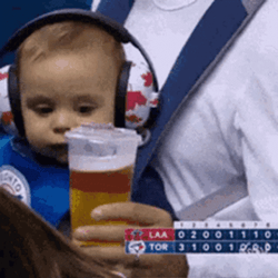 Drinking Beer GIF