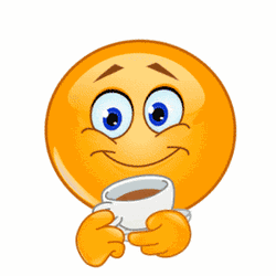Drinking Coffee Emoji GIF