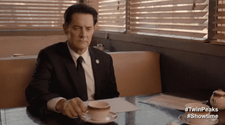Drinking Coffee Twin Peaks Cooper GIF