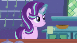 Drinking Coffee Unicorn My Little Pony GIF