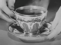 Drinking Coffee Vintage Cup Film GIF