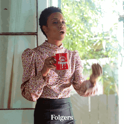 Drinking Coffee With Chef's Kiss GIF