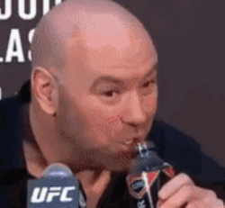 Drinking Francis Ngannou Slurp GIF