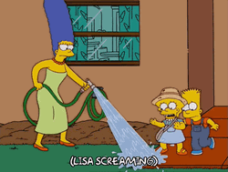 Drinking From A Fire Hose Marge Simpson GIF