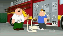 Drinking From A Fire Hose Peter Griffin GIF