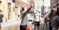 Drinking From A Fire Hose Wild Karen Sprayed GIF