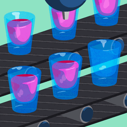 Drinking Glass Jelly  GIF