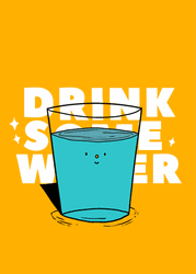 Drinking Glass Reminder Drink Some Water GIF