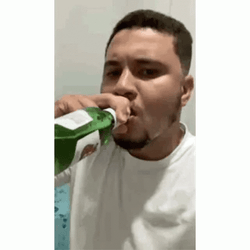 Drinking Guy Down Goes Frazier GIF