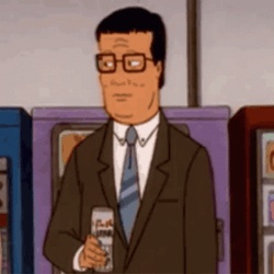 Drinking Hank Hill GIF