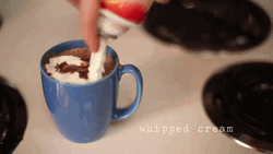 Drinks Whipped Cream GIF