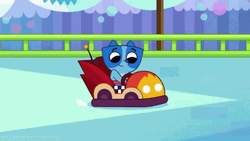 Drive Fast Pikwik Pack Axel In Bumper Car GIF