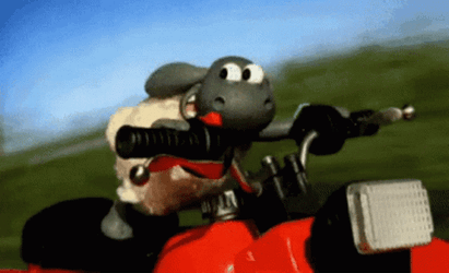 Drive Fast Shaun The Sheep GIF