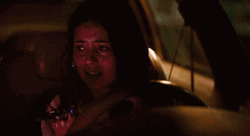 Driving Maddy Perez Talks On Phone GIF