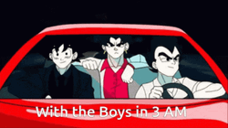 Driving With The Boy At 3 AM Goku Meme GIF