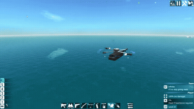 Drone Flying Over Ocean GIF