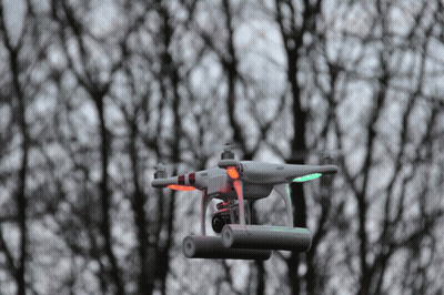 Drone With Camera Flying GIF