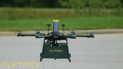 Drone With Flytrex GIF