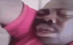 Drooling Mouth Open Sleeping Guy Meme GIF