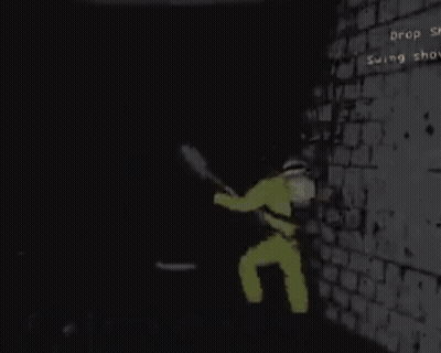 Drop Shot Swing Text GIF