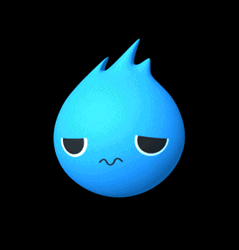 Droplet Puking Rainbow GIF