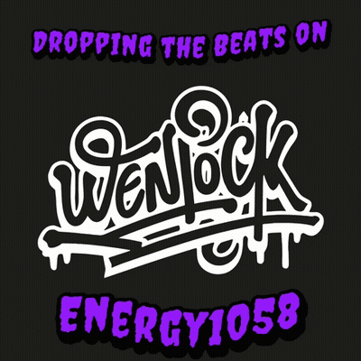 Dropping The Beats On Energy1058 Black Background GIF