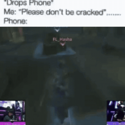 Drops Phone Me Please Don't Be Cracked Phone GIF