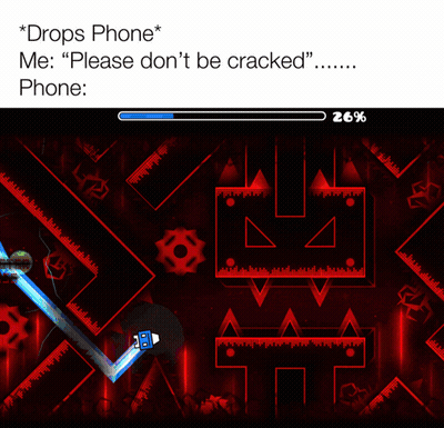 Drops Phone Me Please Don't Be Cracked Phone GIF