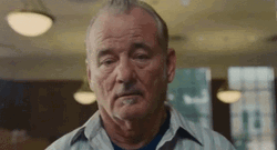 Drowsy Bill Murray Bumping Head GIF