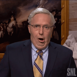 Drowsy Mitch McConnell Yawning Meme  GIF