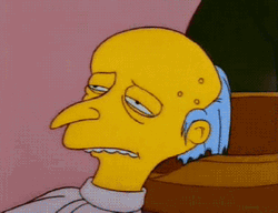 Drowsy Mr. Burns Lies The Simpsons GIF
