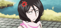 Drowsy Rukia Kuchiki Facial  GIF