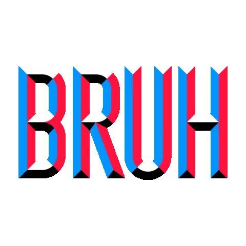 Druh Word In Red And Blue Sticker