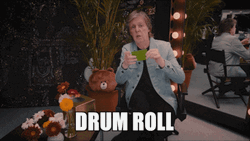 Drum Roll Paul McCartney GIF