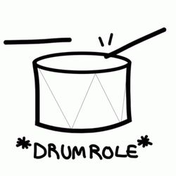 Drum Roll Please Animation GIF