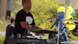 Drum Roll Solo Metallic GIF