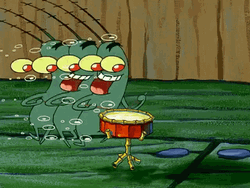 Drumroll Excited Sheldon Plankton GIF