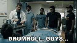 Drumroll Guys David Boreanaz In The Hospital GIF
