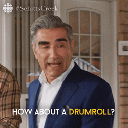 Drumroll Johnny Rose Schitt's Creek GIF