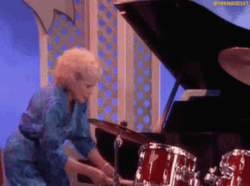 Drumroll Legendary Betty White GIF