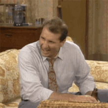 Drunk Al Bundy Laughing Hard GIF