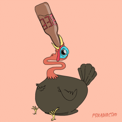 Drunk Beer Turkey Meme GIF