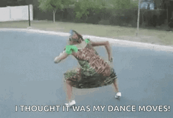 Drunk Girl Doing Crazy Dance Moves GIF