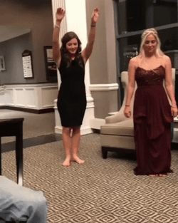 Drunk Girl Just Falling GIF