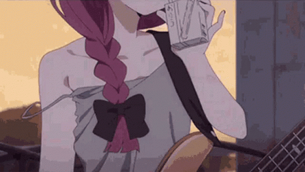 Drunk Girl Kikuri Bocchi The Rock GIF