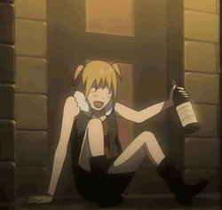 Drunk Girl Misa Amane Death Note GIF