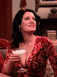 Drunk Girl Paget Brewster Cheers GIF