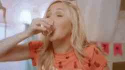 Drunk Girl Taking Many Shots GIF